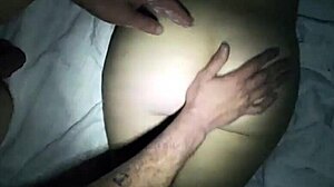 Homemade pov massaging curvy wife and cumming on hairy pussy