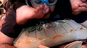 Teased by robertas strong foot odor