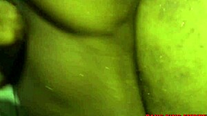 bbw cloe bang with step mother in bathroom splashing water