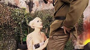 You Sucking That Big Cock and Getting Fucked Tattooed Blonde?