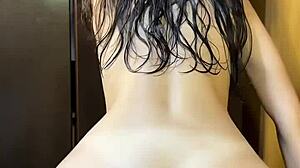 Straight out of the shower