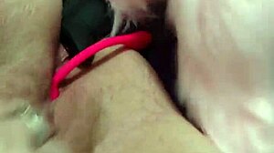 chubby milf fox gets double penetration in ass and pussy