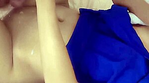 Asian party girls in white-blue uniforms getting wild in car