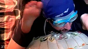 Teased by robertas strong foot odor