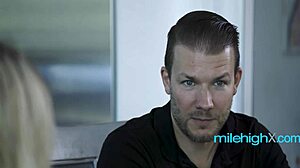 Petite blonde teen babysitter gets pussy fucked hardcore