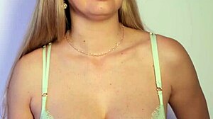 the beautiful woman pleasured herself openly before the crowd