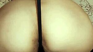 Wife craves rough anal sex with husband at home