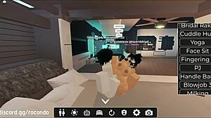 nueva sesion con hermosa zorra en roblox, doggystyle bent over