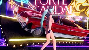 Hatsune Miku Plays Piano in Forte Scandal Project Diva Nude Mod