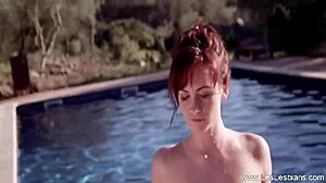 Lesbian Moment Sparks Arousal with Blonde Milf and Shemale