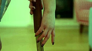 This sweet girl with round booty gets face fucked