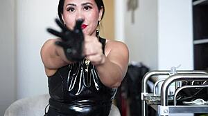 Listen to the latex gloves asmr sounds