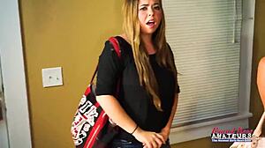 Madelyn and Sofia finger each other's pussies.