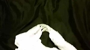 Jerking with my wife's panties 😈