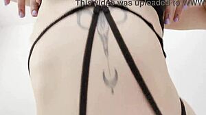 Cock hungry babe nemesi takes 5 guys in gangbang, stretching every hole 😍