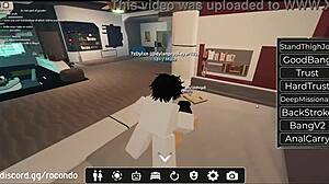 nueva sesion con hermosa zorra en roblox, doggystyle bent over