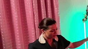 Maid Licks Boss's Daughter's Pussy.