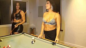 Professor turns student as three hotties test him with their tasty chests in part 1. Who wins?