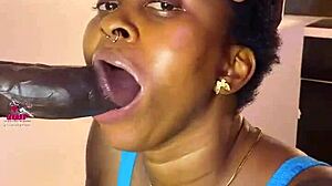 Pornstar performs handjob and blowjob in pov