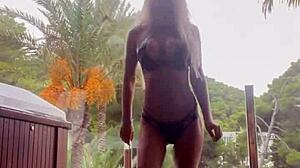 Monika Fox Masturbates and Squirts in Wild Homemade Show