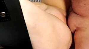 we fucks our naughty housewife pussy in the swing