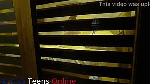 you watch your neigbor masturbating