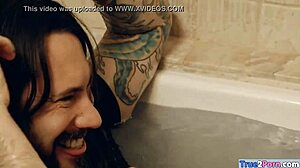 HOT WOMAN LIKES GETTING HER WET PUSSY RAILED IN THE BATHROOM