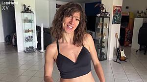 The Adventures of Lety Episode 4: Camping in Imola Italy with Exhibitionist Flashing