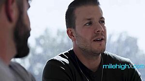 chivalry makes brunette wet during rough muff diving and fucking