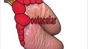 Thick Ebony Feet Receive Footjob And Worship From Black Fetish Lover