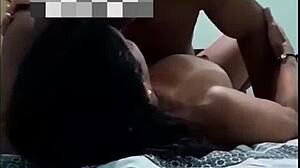 Interracial Cuckold Couple Bed Reception Black Cock Fucking African Delights