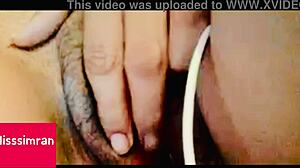 Misslaila Caught with Finger in Her Little Pink Vagina