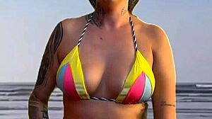 Deixei o gar�om da barraca da praia de pau duro e pedir pra pegar e sentir o volume