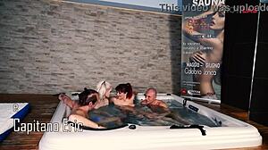 your first orgy in the swinger club? so wild with all those tits and asses!