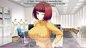 erotica yuuwaku - yuka route 4 celebrates promotion with blowjob
