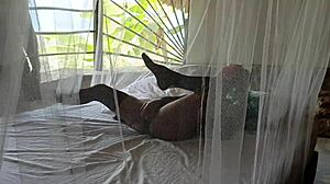 Helping Stepsister with Huge BBC Masturbation