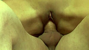 i creampie this mature housewife's big tits during orgasm