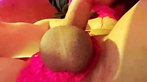 Hot girl eats her friend's thick cock as a christmas gift