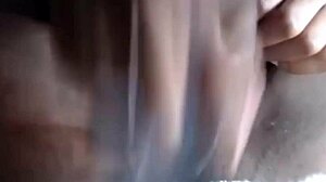 Horny curvy babe masturbating at home with huge dildo and vibrators on ass