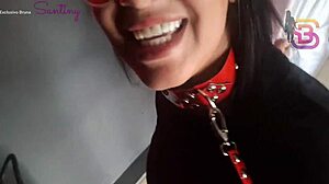 Eu vi minha esposa de coleira com o negao dotado e cheguei na balada ela deu pra todo mundo