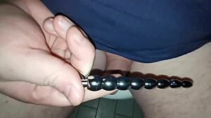 Jayq Sounds 14Mm Steel in Penis and Urethra Stretching!