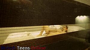 you watch your neigbor masturbating