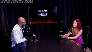 Ruiva Safada Shows Ass After Husband Suggests Swinging Lifestyle, Loves Big Thick Cock