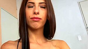 Skinny latina anal slut likes rough fucking