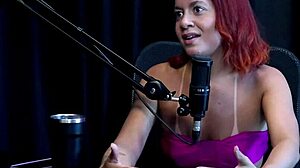 Ruiva Safada Shows Ass After Husband Suggests Swinging Lifestyle, Loves Big Thick Cock