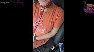 Eu vi minha esposa de coleira com o negao dotado e cheguei na balada ela deu pra todo mundo