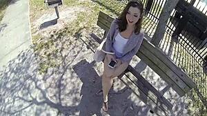 Stuffing Scarlett Sawyer’s Teen 18+ Mouth with Sticky Load