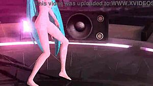 Hatsune Miku Nude Bunny Costume in Project Diva