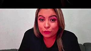 Experiencing Intense Blowjob from Tattooed Latina Pornstar