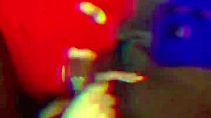 amateur latina wife gives sloppy deepthroat to her lover